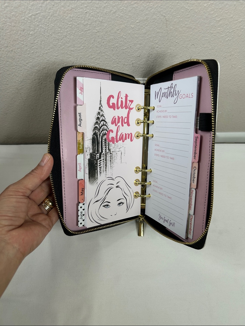 Recollections The C'est La Vie Zippered Practical Stylish 12-Month Planner - Picture 12 of 16